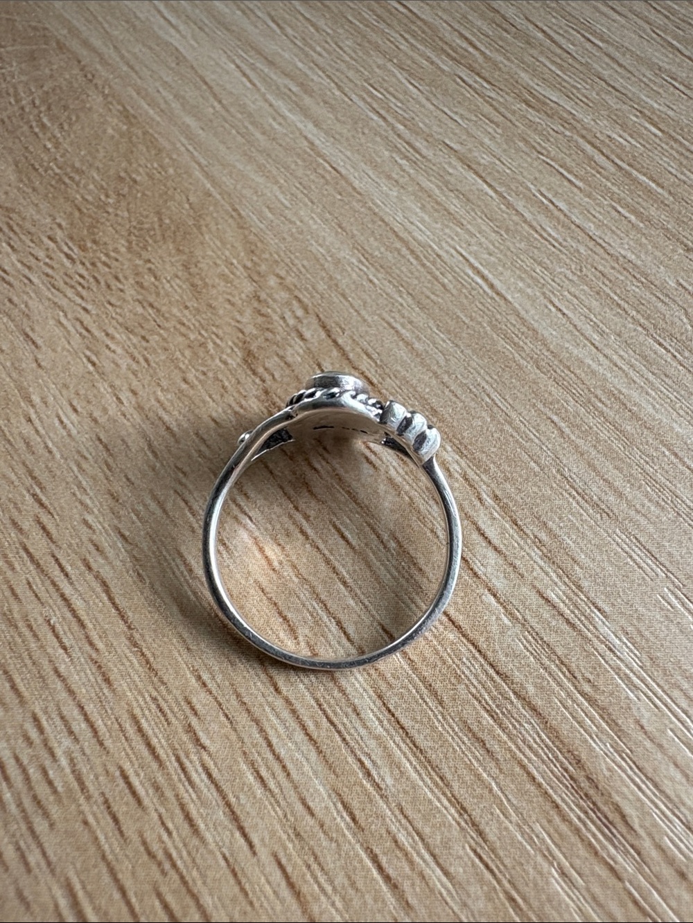 Genuine Turquoise 925 Sterling Silver Ring - Size 7 - Picture 6 of 8